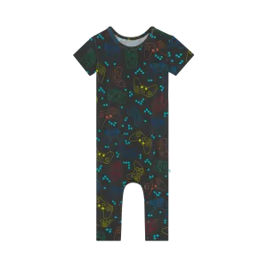 Posh Peanut Player One Short Sleeve Romper