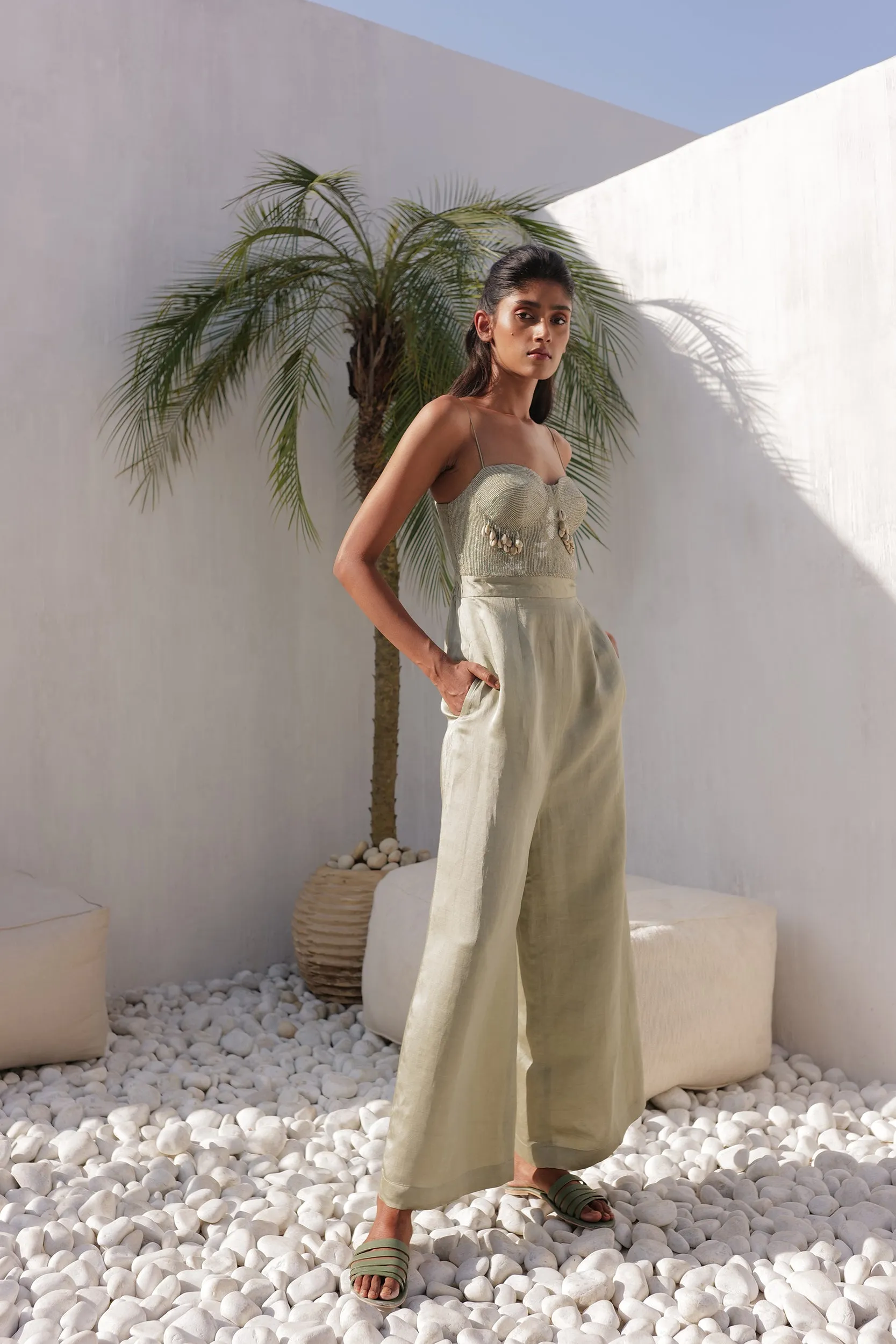 Praha Jumpsuit (Sage)