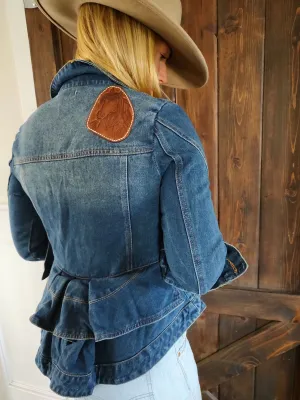 Prairie Ruffle Jean Jacket