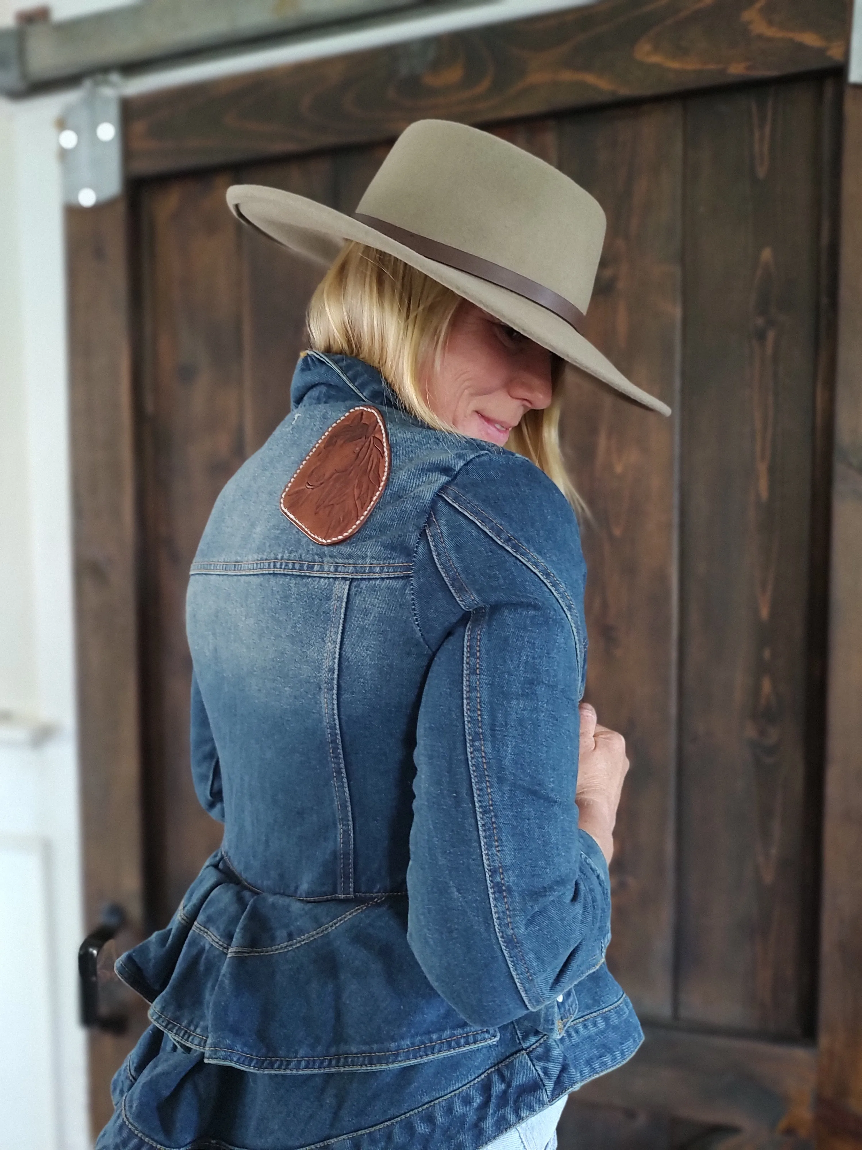 Prairie Ruffle Jean Jacket