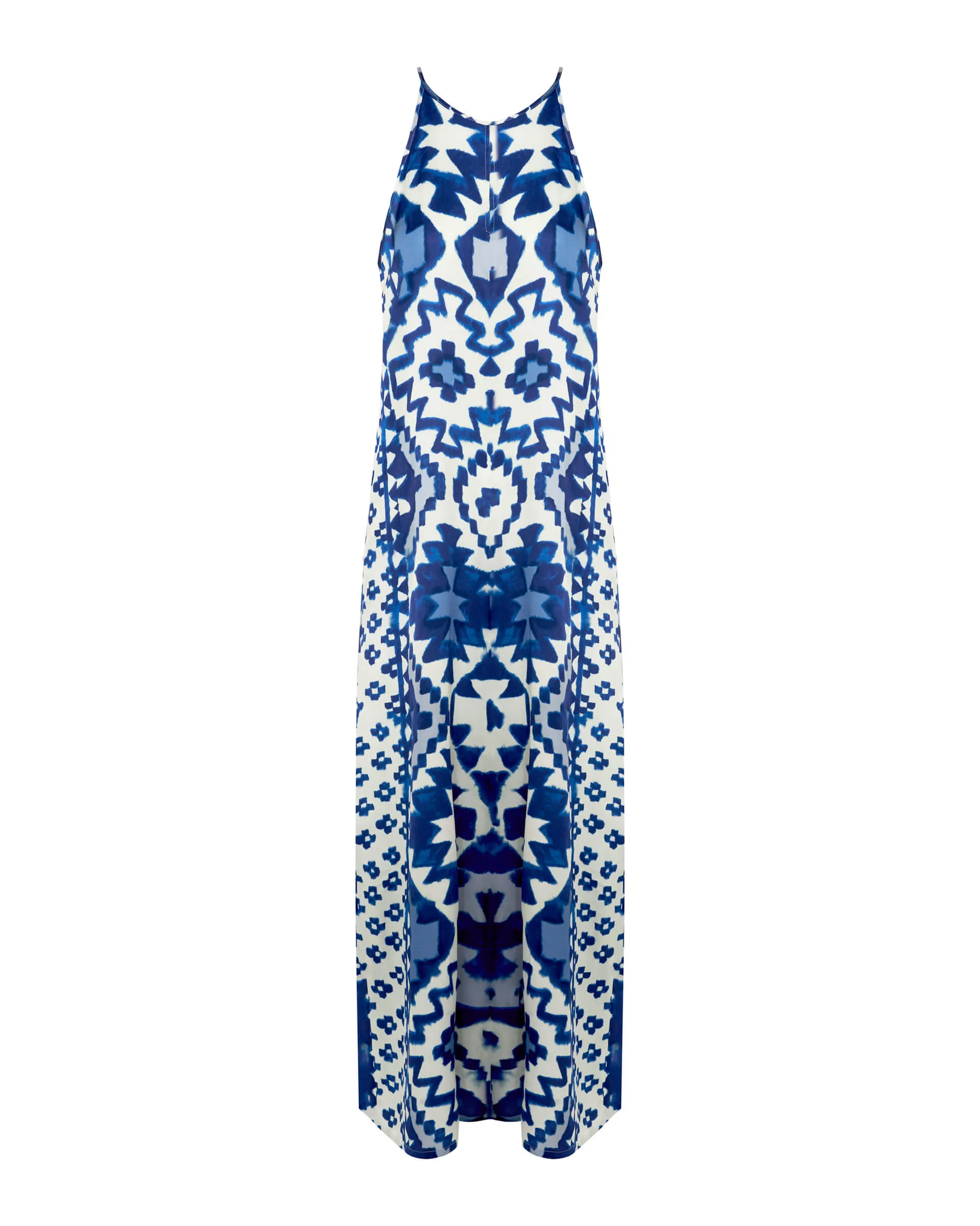 printed satin jumpsuit