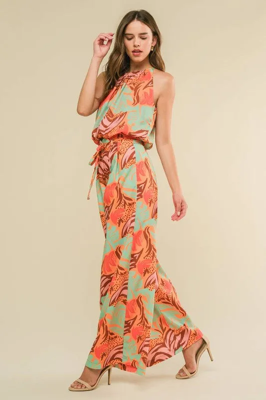 Printed Top & Pant Set