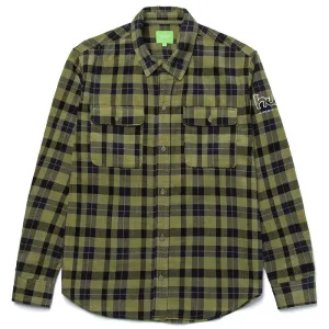 PRINTED WAYLON L/S CORD SHIRT