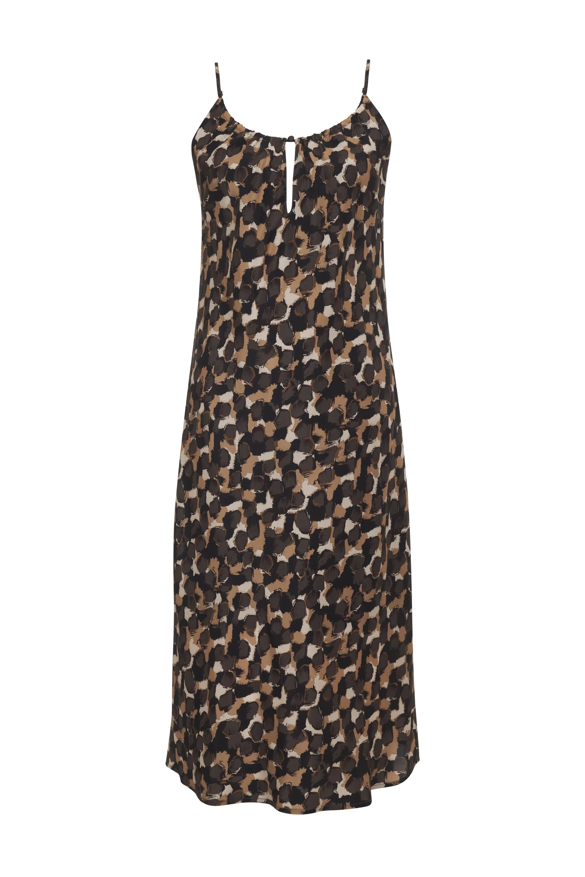 Printed Yvonne Dress Earth Blend