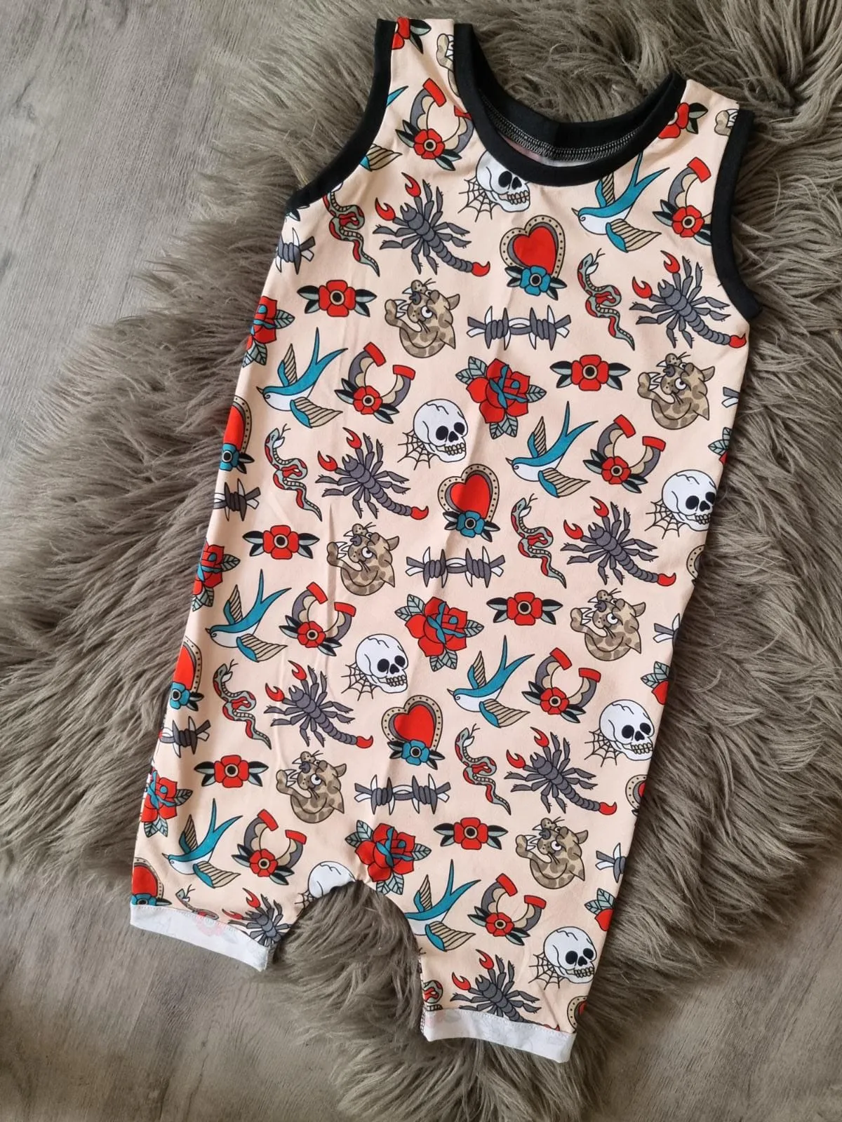 Pull on romper