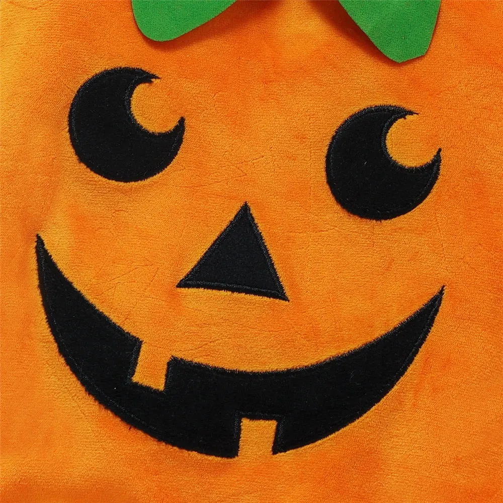 Pumpkin Grimace Halloween Baby Romper