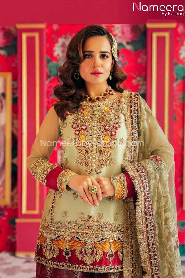 Punjabi Sharara Suit with Kameez for Wedding Wear #PN51