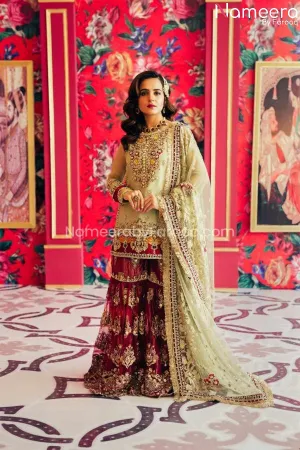 Punjabi Sharara Suit with Kameez for Wedding Wear #PN51