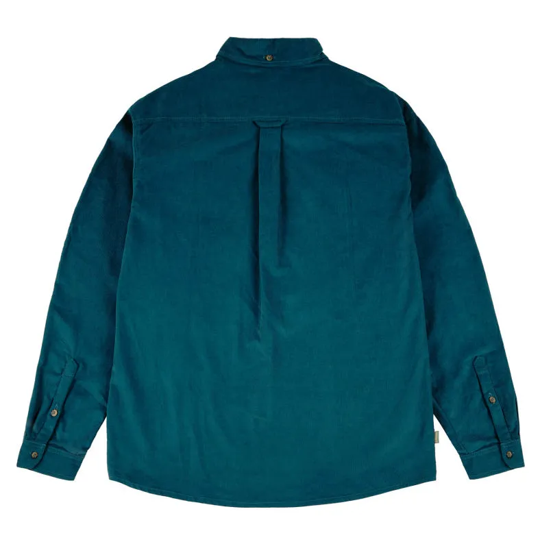 PWS CORD SHIRT - PETROL BLUE