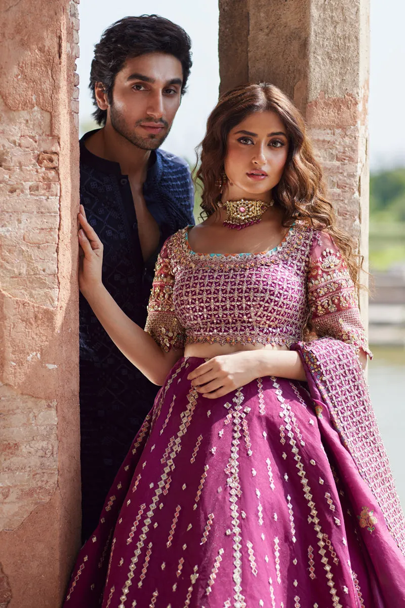 Qalamkar Sadmani Luxury Formals Unstitched 3pcs