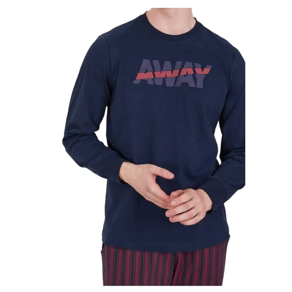 "Away" Cotton PJ (Big Size)  S-23