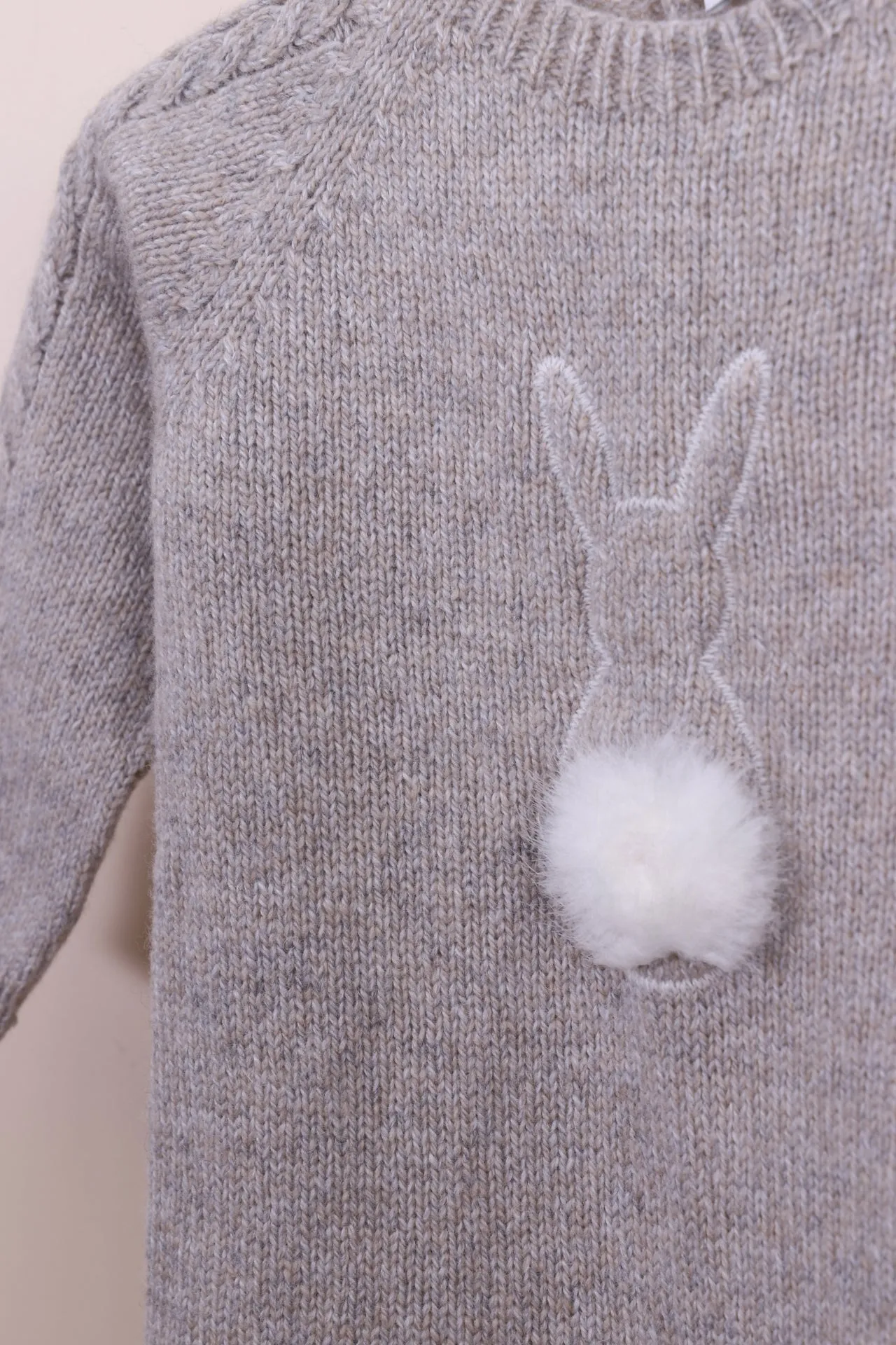 "Binky" Cashmere Bunny Babygrow