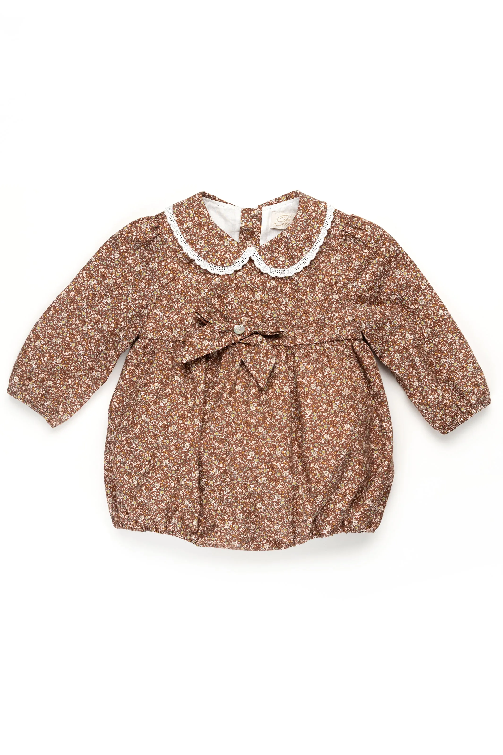 "Catherine" Brown Ditsy Floral Shortie