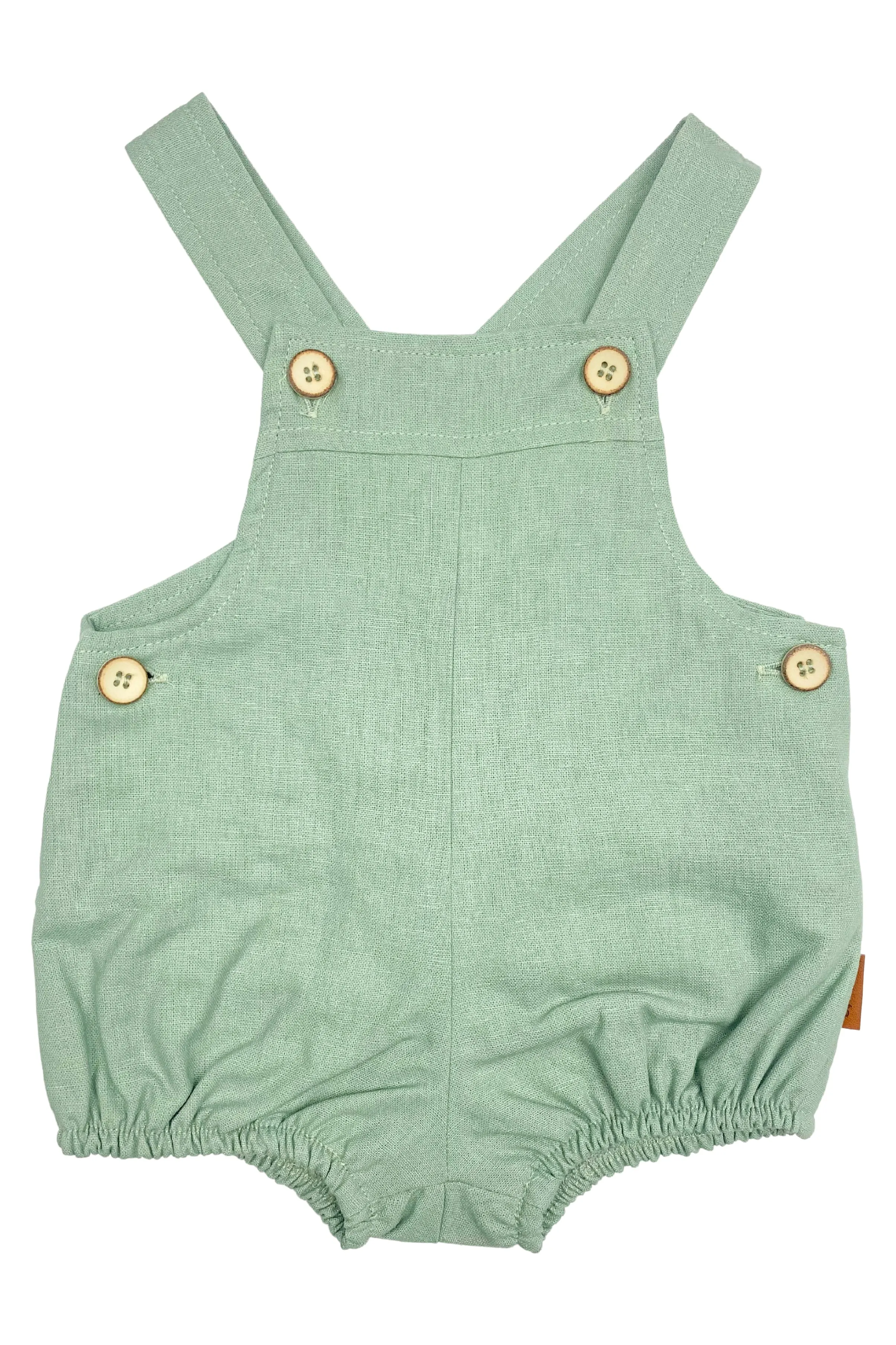 "Daniel" Linen Dungaree Romper