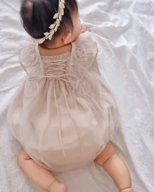 "Esmae" Pink Fairy Wing Romper