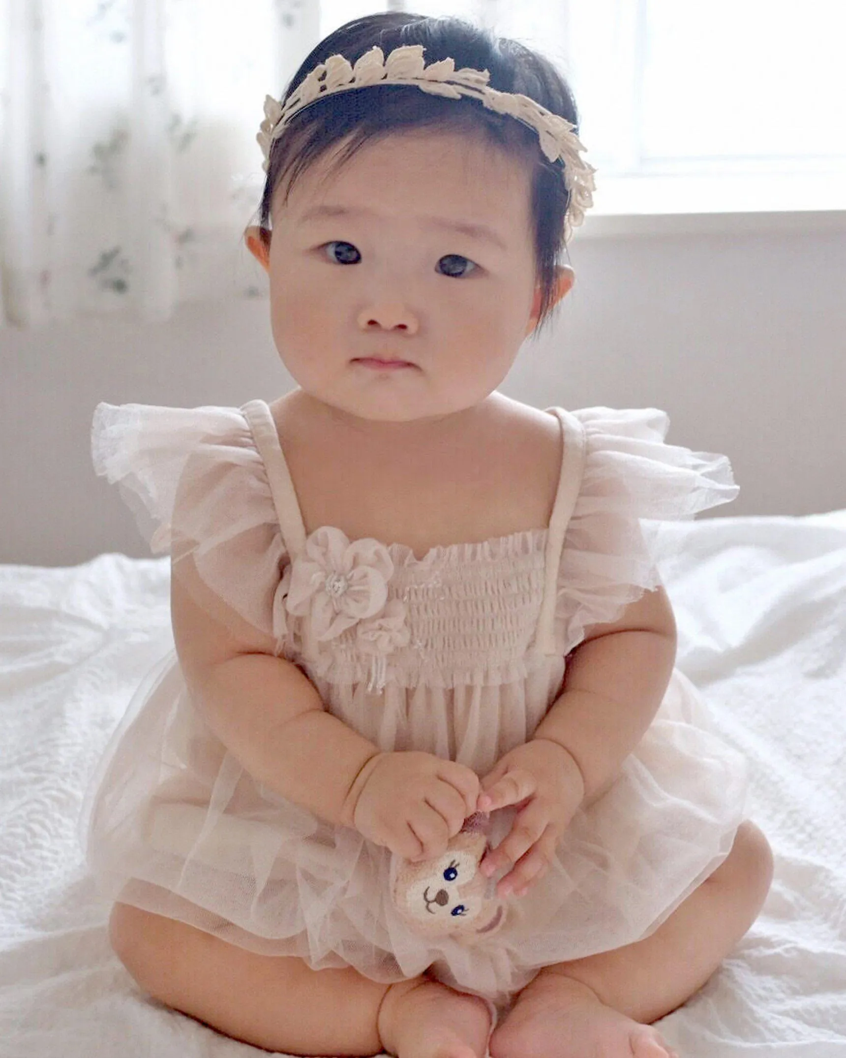 "Esmae" Pink Fairy Wing Romper