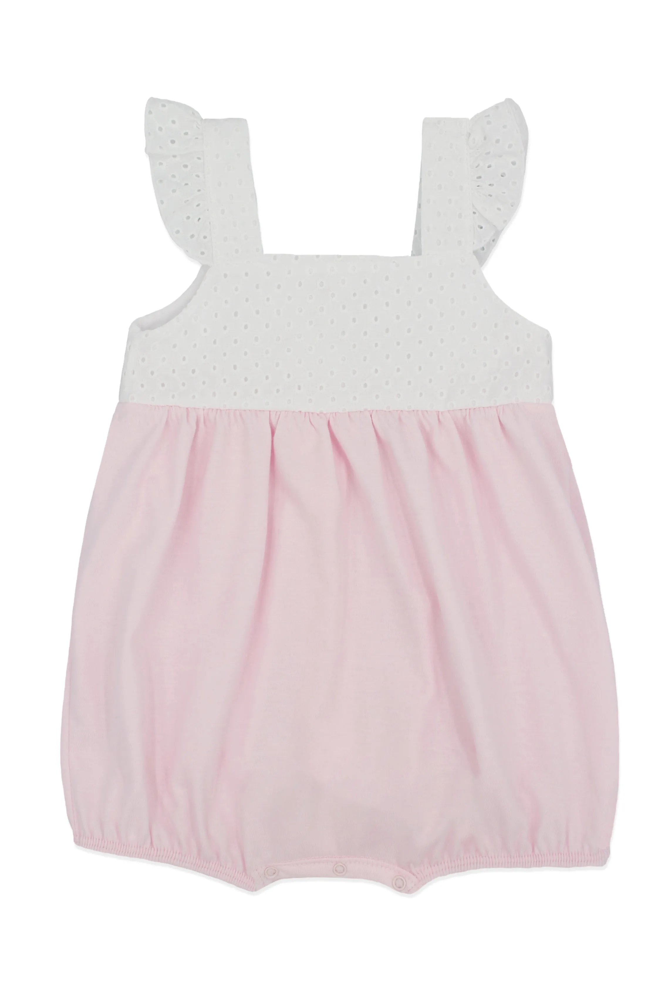 "Sienna" Pink Broderie Anglaise Romper