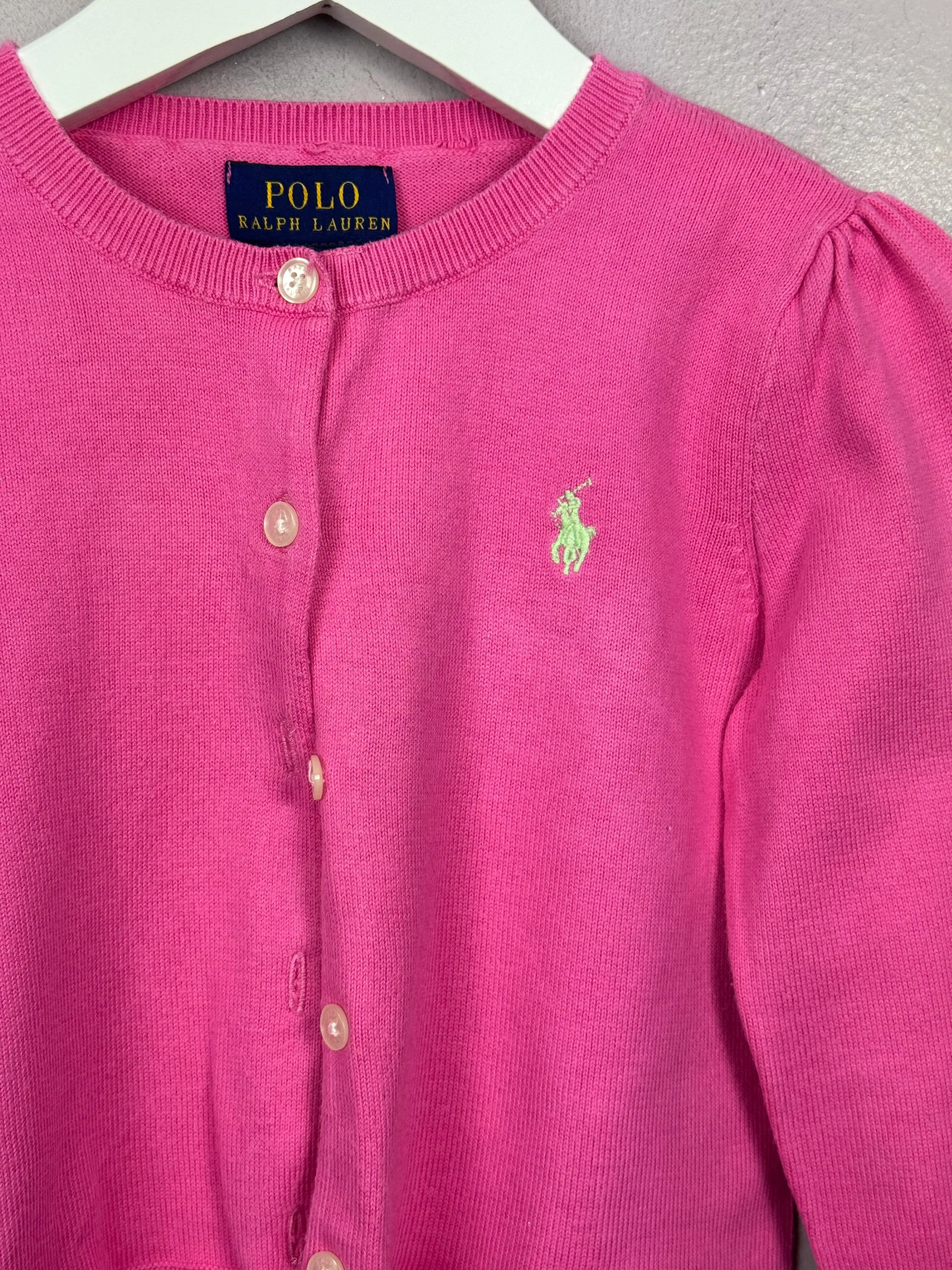 Ralph Lauren Pink Cardigan 3y