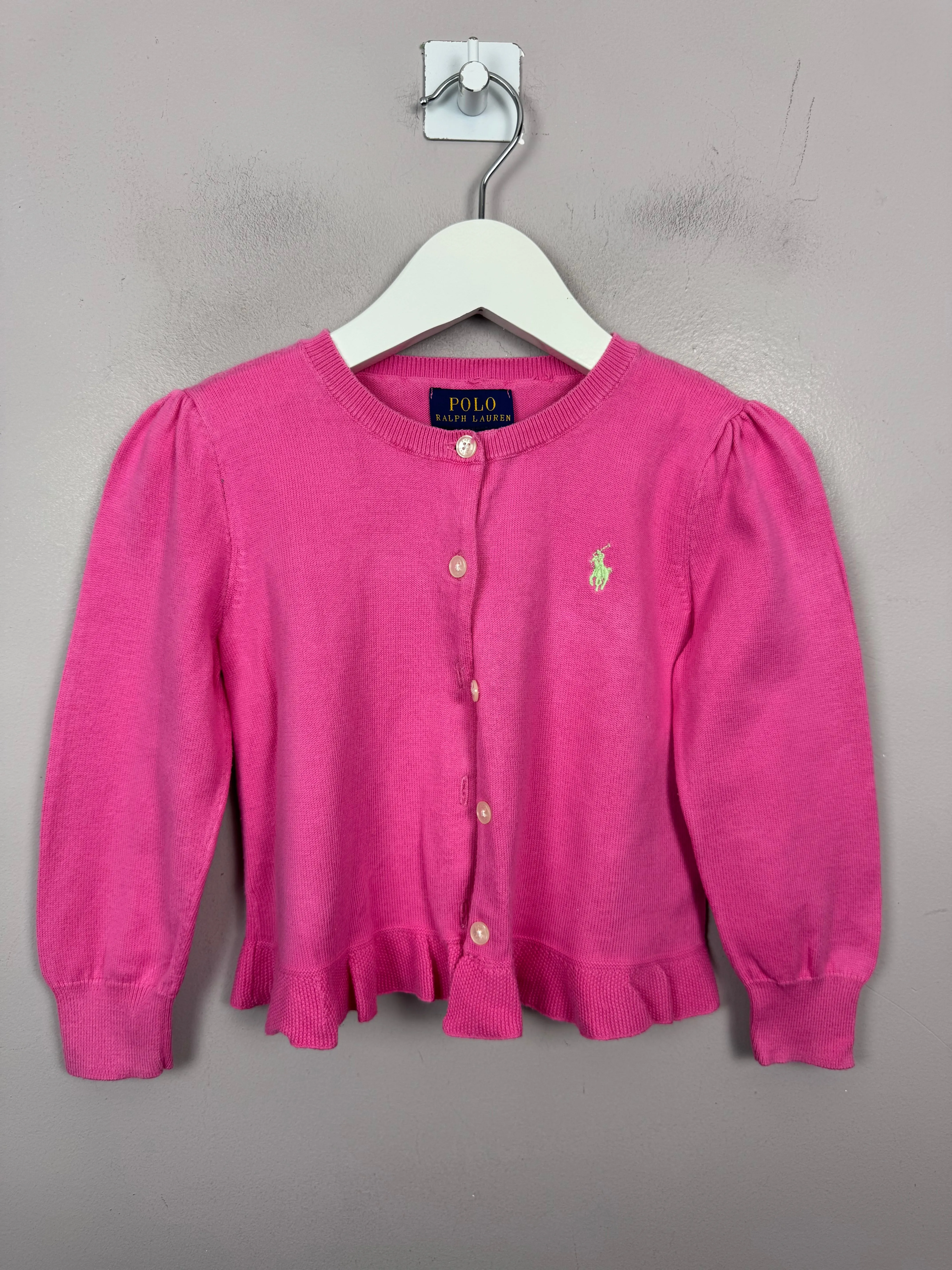 Ralph Lauren Pink Cardigan 3y