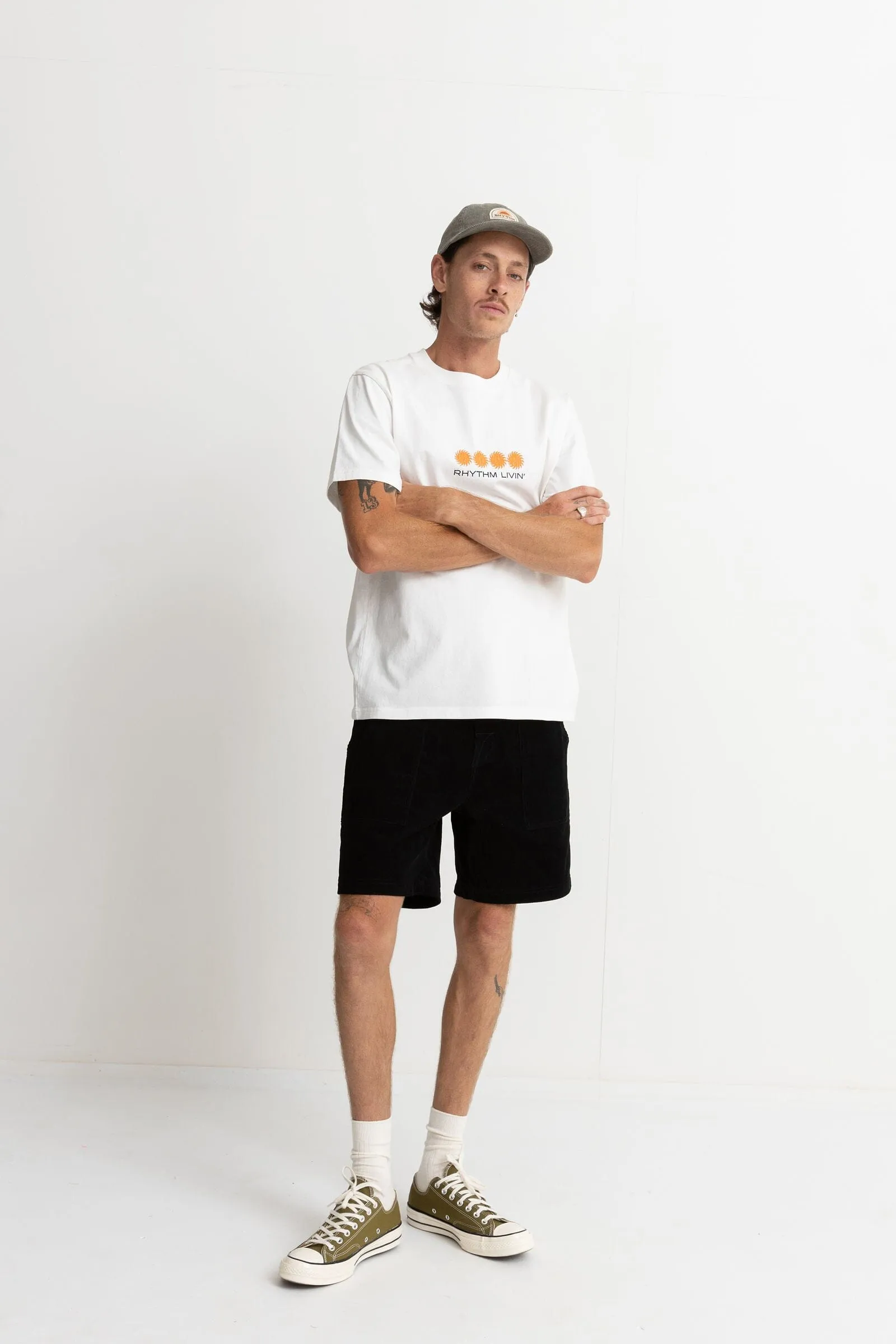 Rhythm Worn Path Cord Shorts