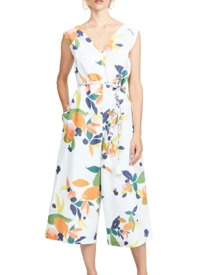 ROBERTA ROLLER RABBIT Women's Multi Fruit Tamou Jumpsuit Sz M $248 NEW