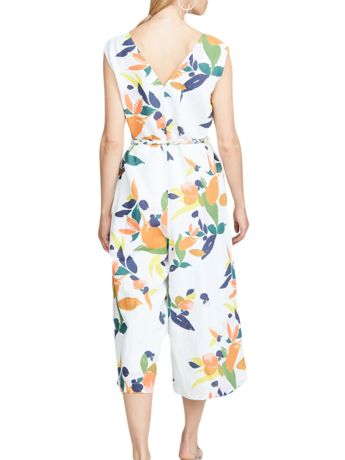 ROBERTA ROLLER RABBIT Women's Multi Fruit Tamou Jumpsuit Sz M $248 NEW