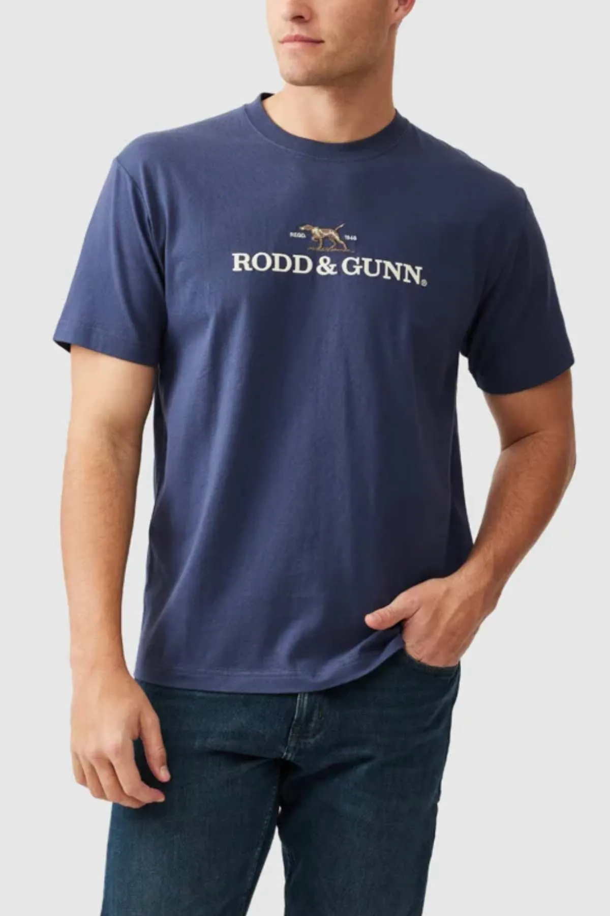 Rodd & Gunn The Peaks Logo Tee
