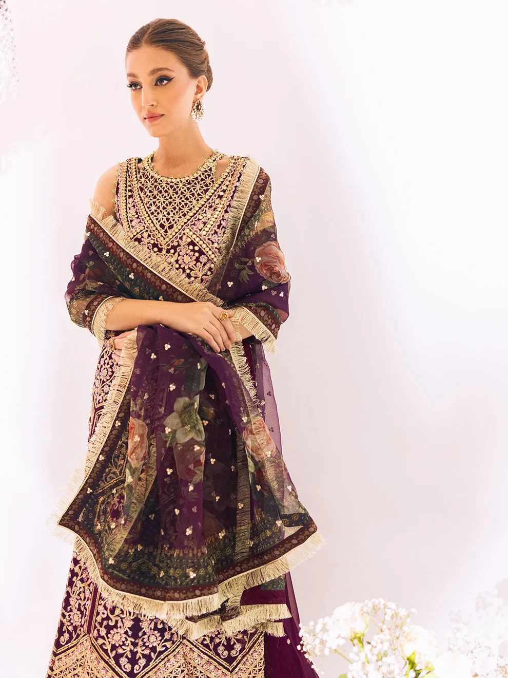 ROHEENAZ | SAWARIYA LUXURY KALIDAAR CHIFFON '23 - 07
