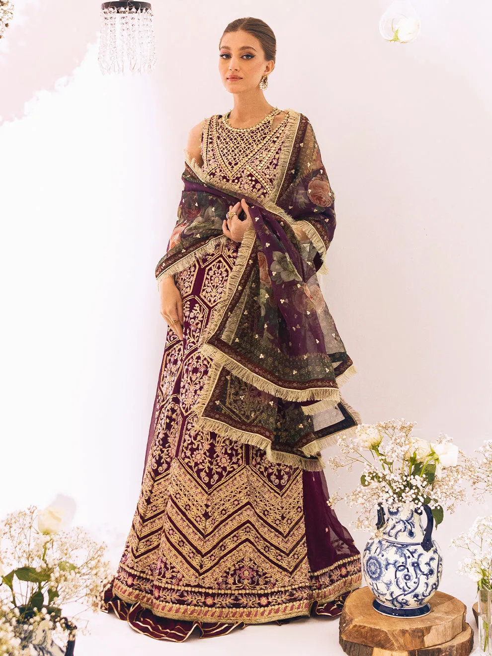 ROHEENAZ | SAWARIYA LUXURY KALIDAAR CHIFFON '23 - 07
