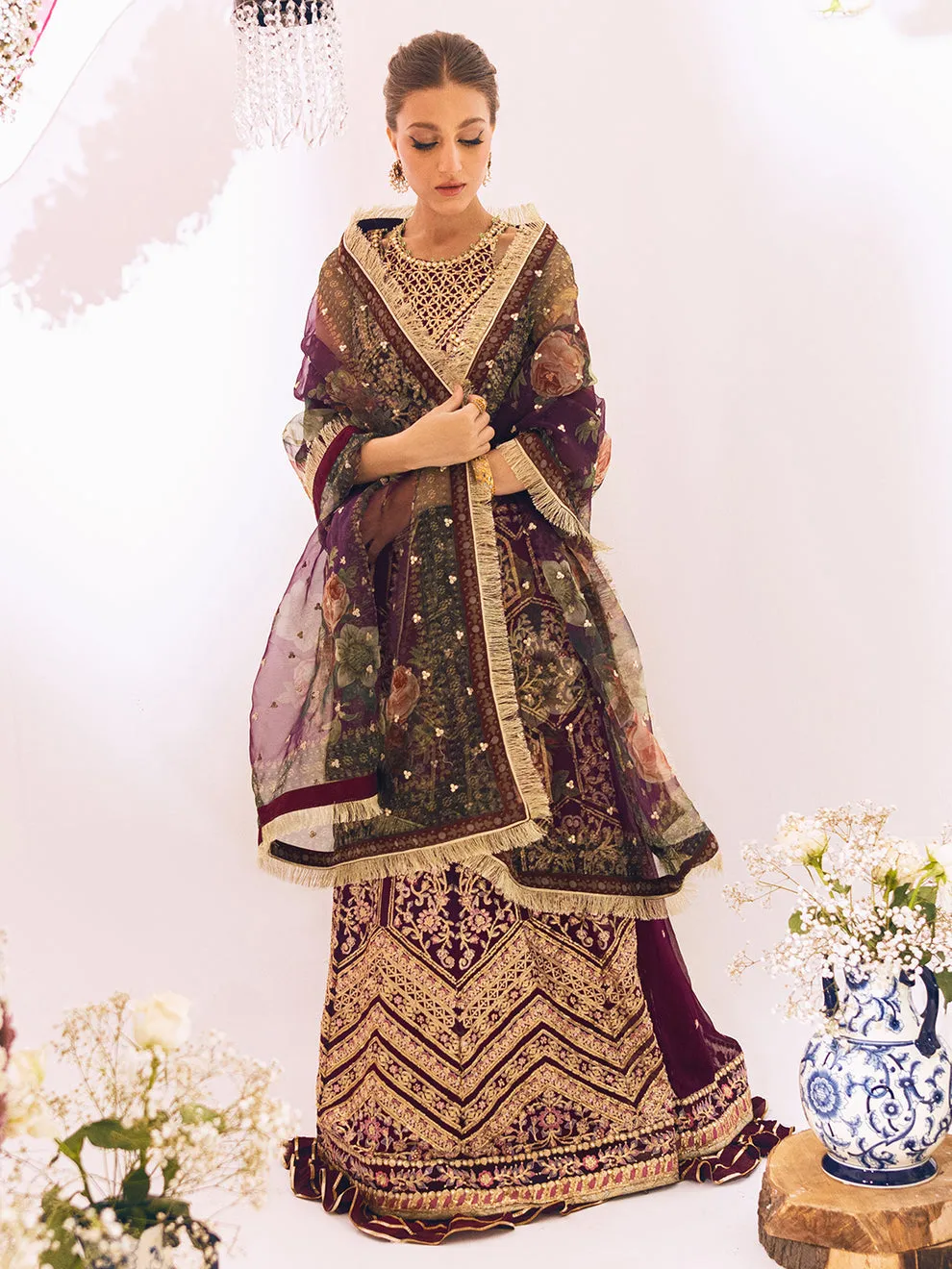 ROHEENAZ | SAWARIYA LUXURY KALIDAAR CHIFFON '23 - 07