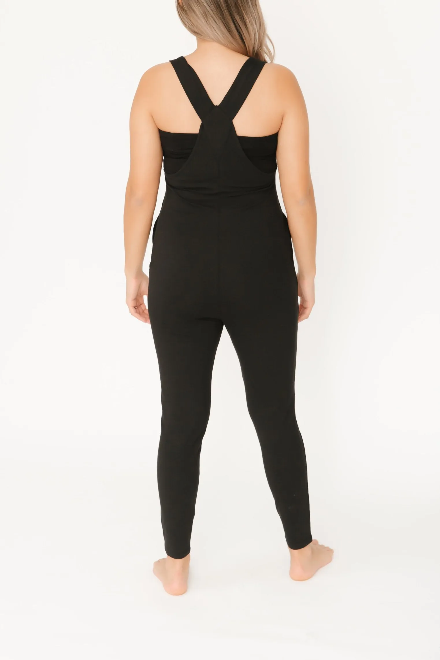 Romperalls in Midnight Black