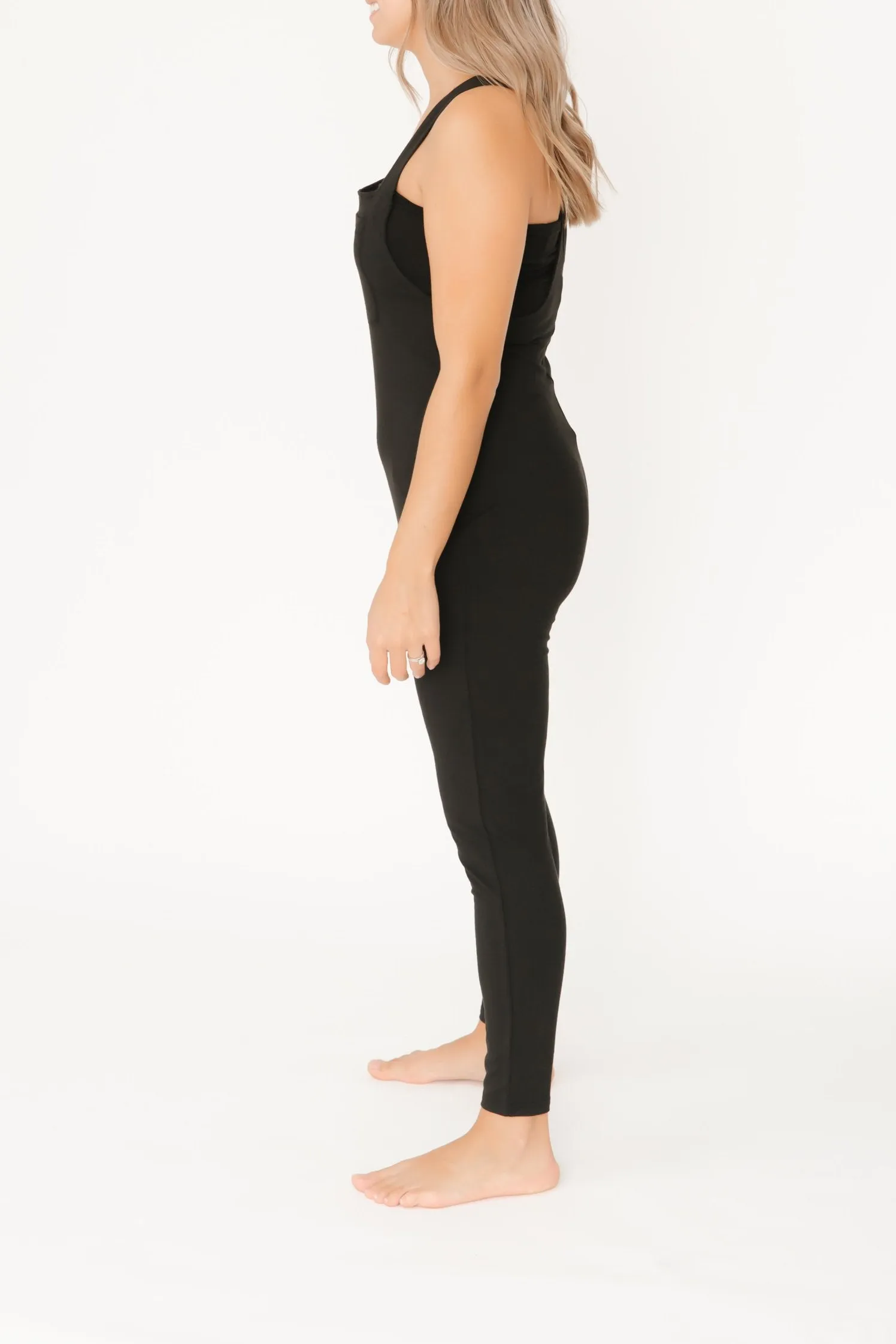 Romperalls in Midnight Black