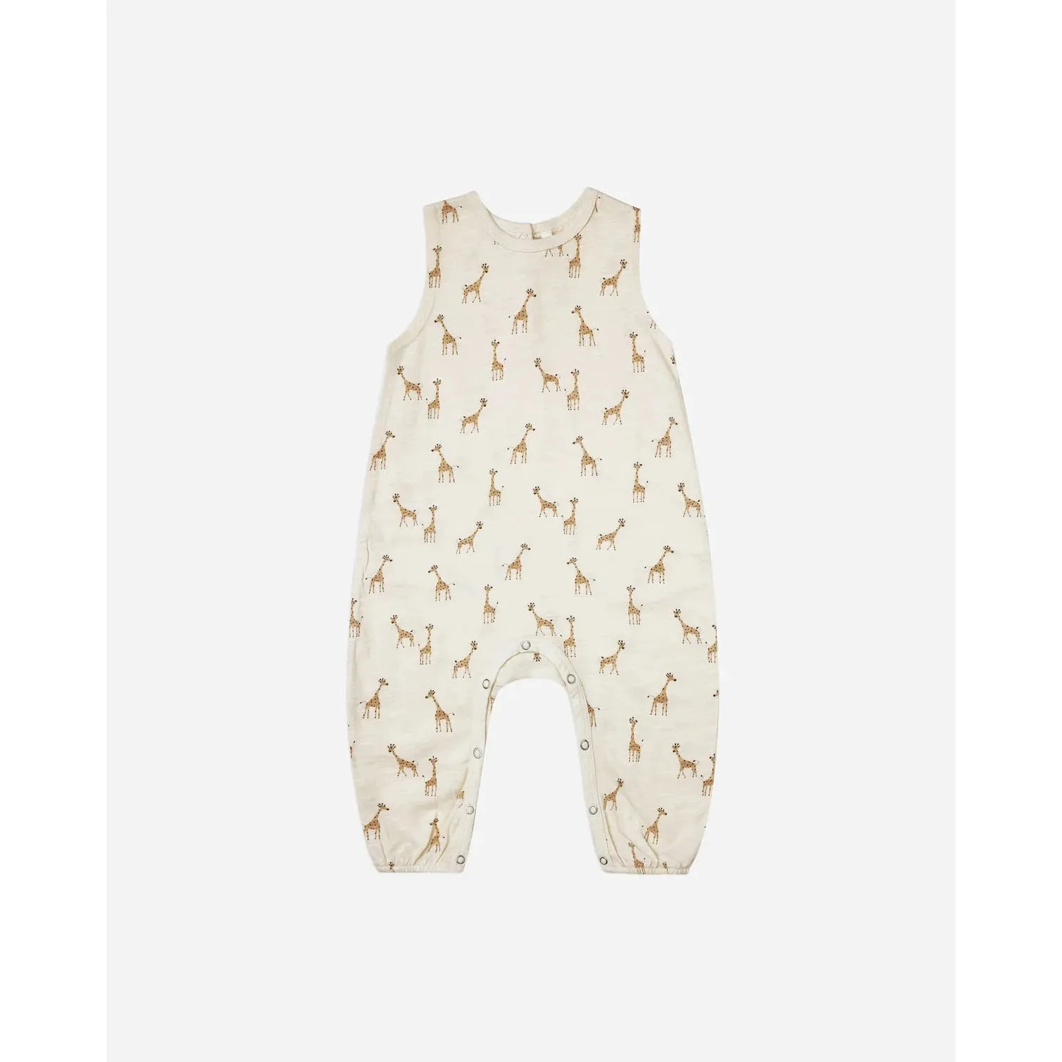 Rylee & Cru Giraffes Mills Jumpsuit - Ivory