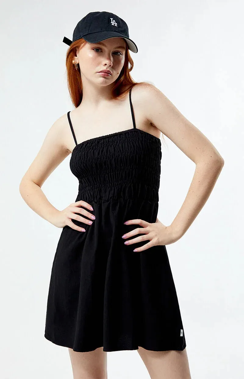 RYTHM CLASSIC SHIRRED MINI DRESS