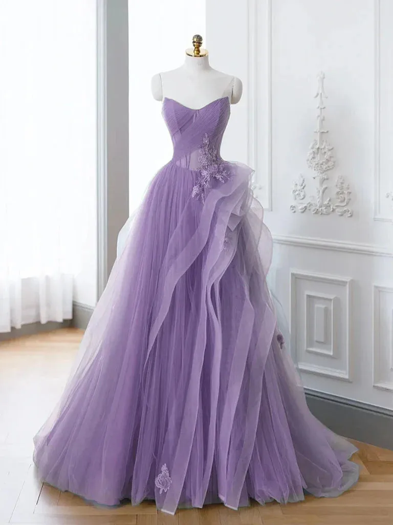 Saflor | Green A-Line Off Shoulder Long Prom Dress Lace Long Evening Dress