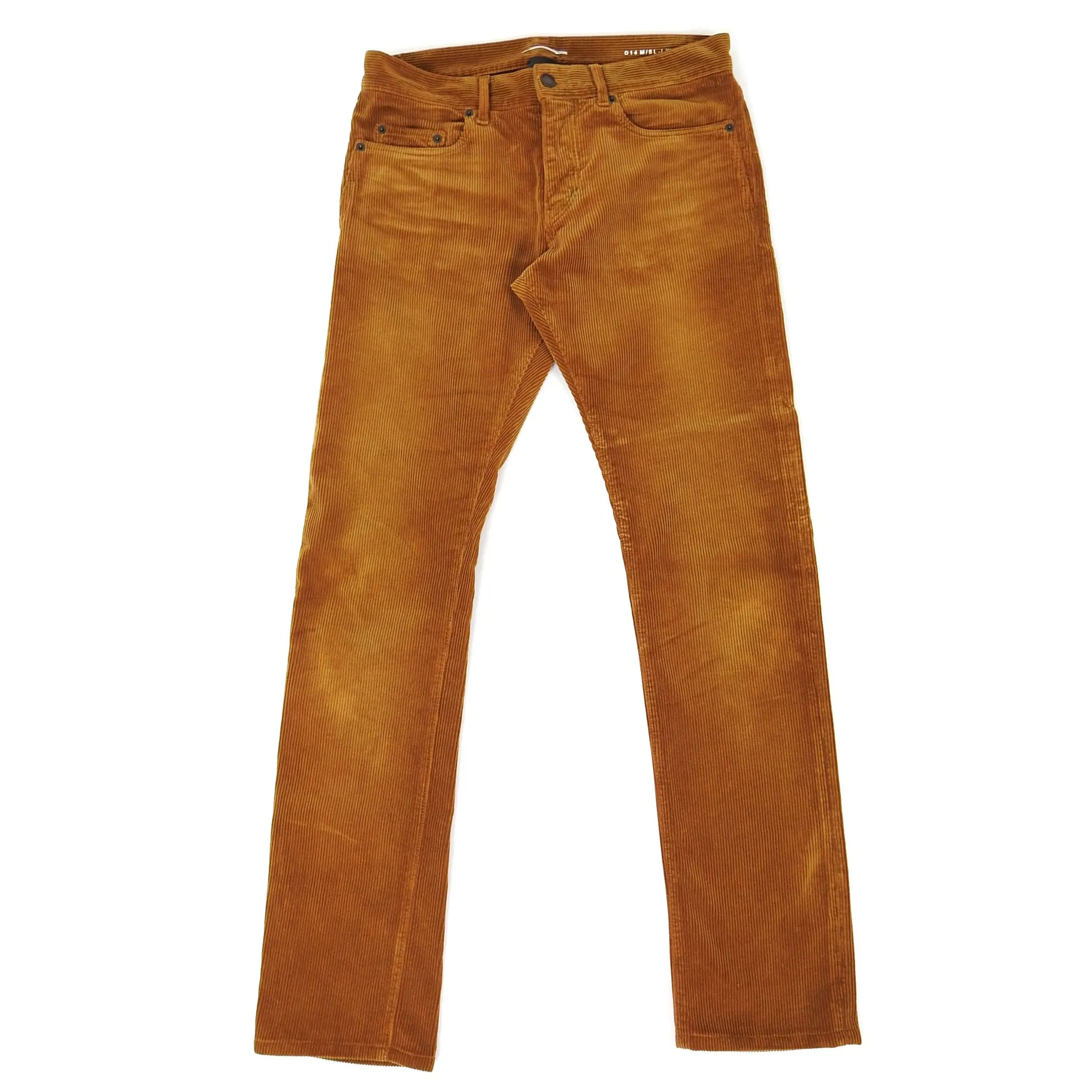 Saint Lauren Paris Corduroy Trousers Brown Size 29