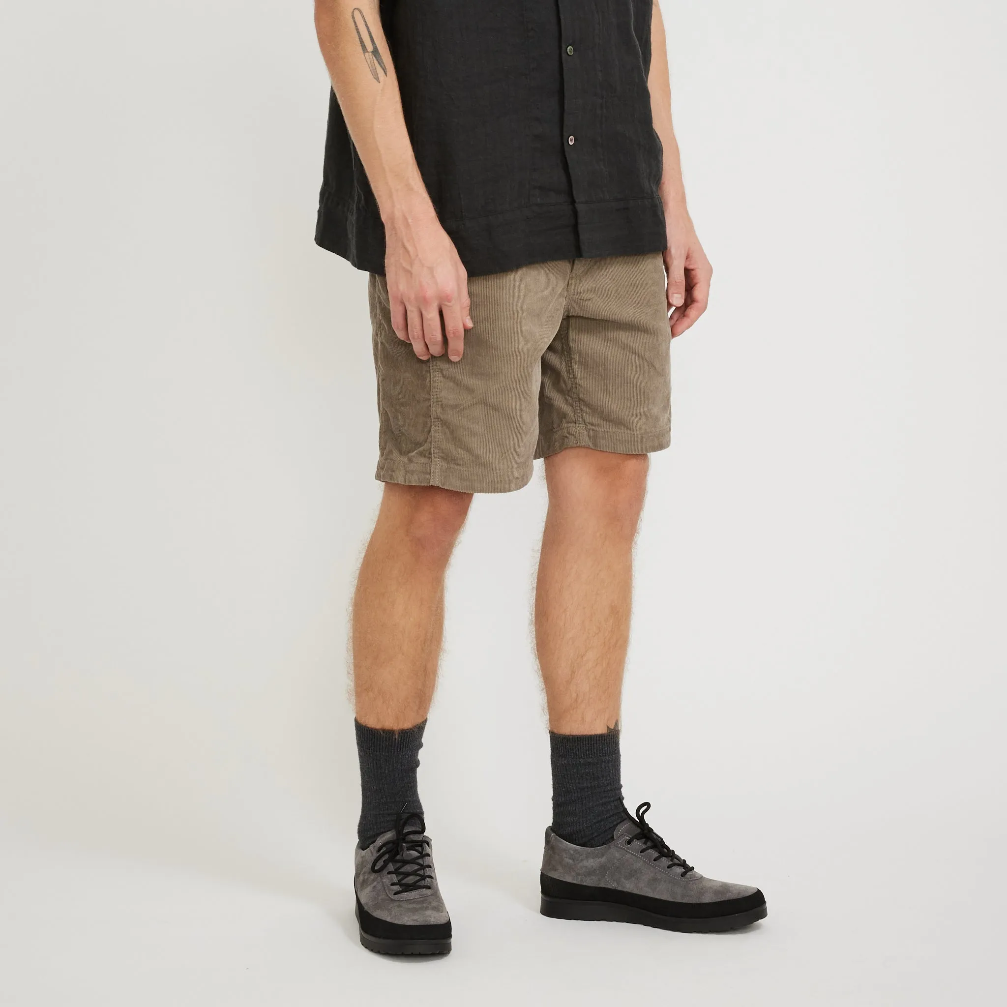 Salathe Corduroy Short Driftwood