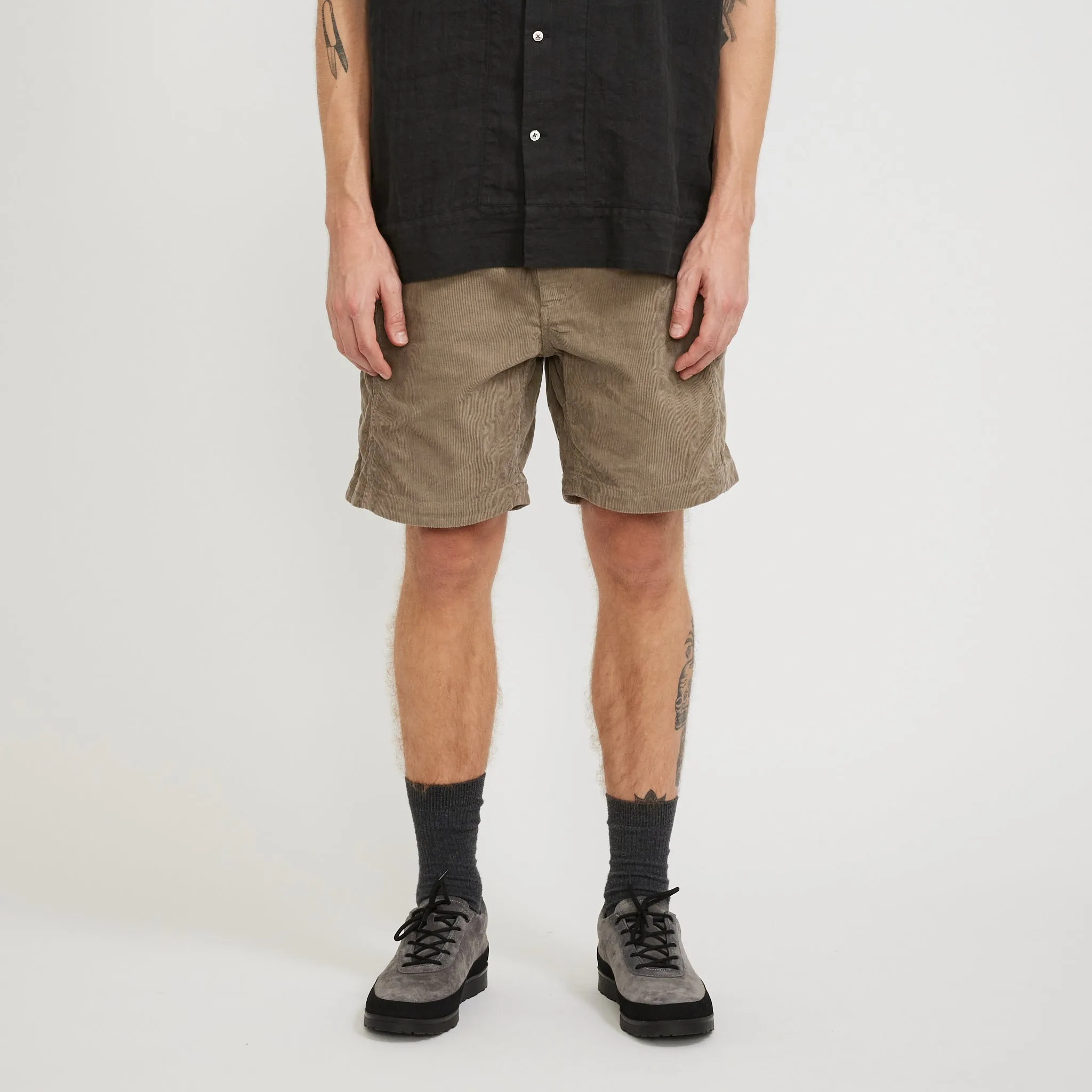 Salathe Corduroy Short Driftwood