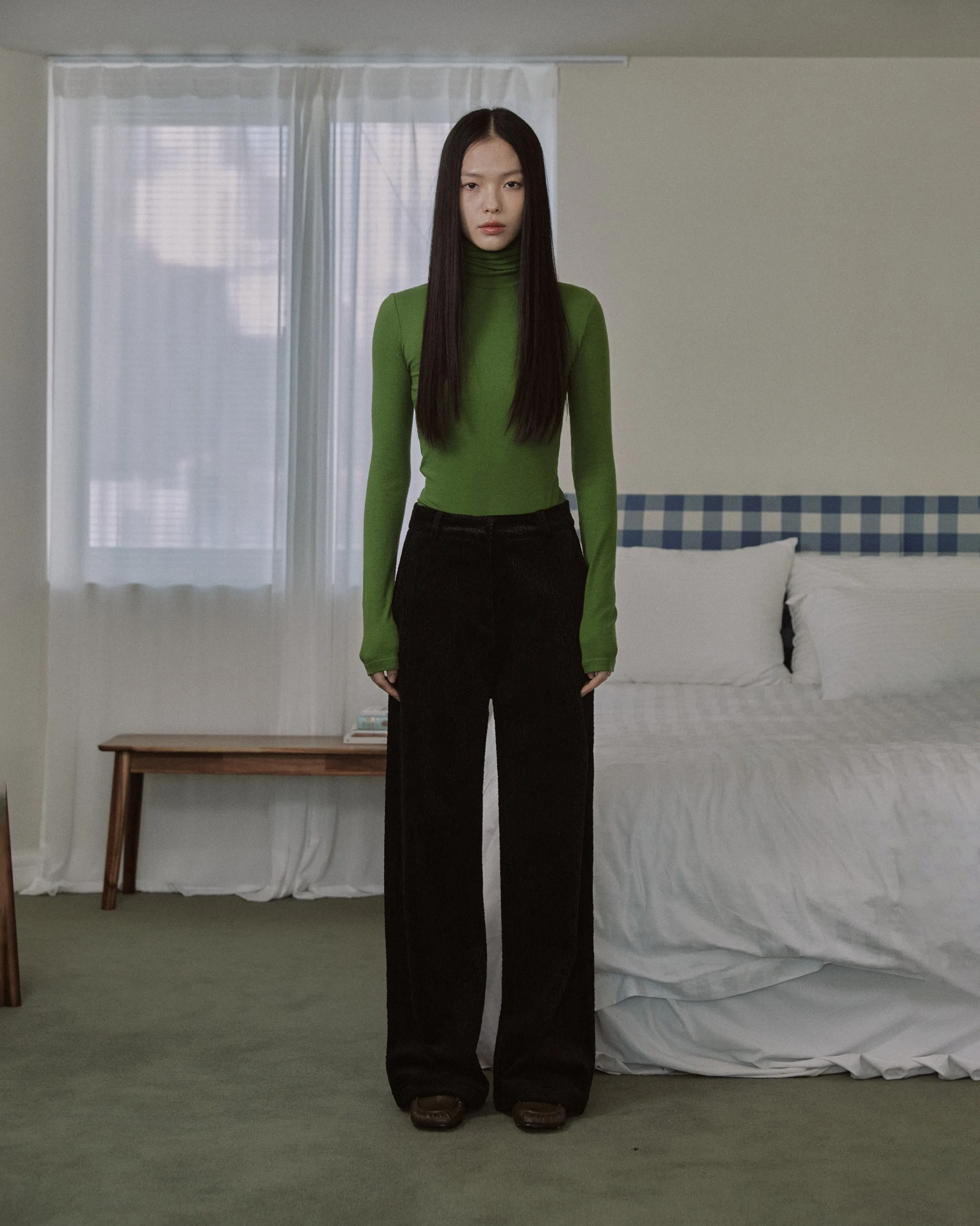 [SAMPLE SALE] RELAXED CORDUROY PANTS_BLACK
