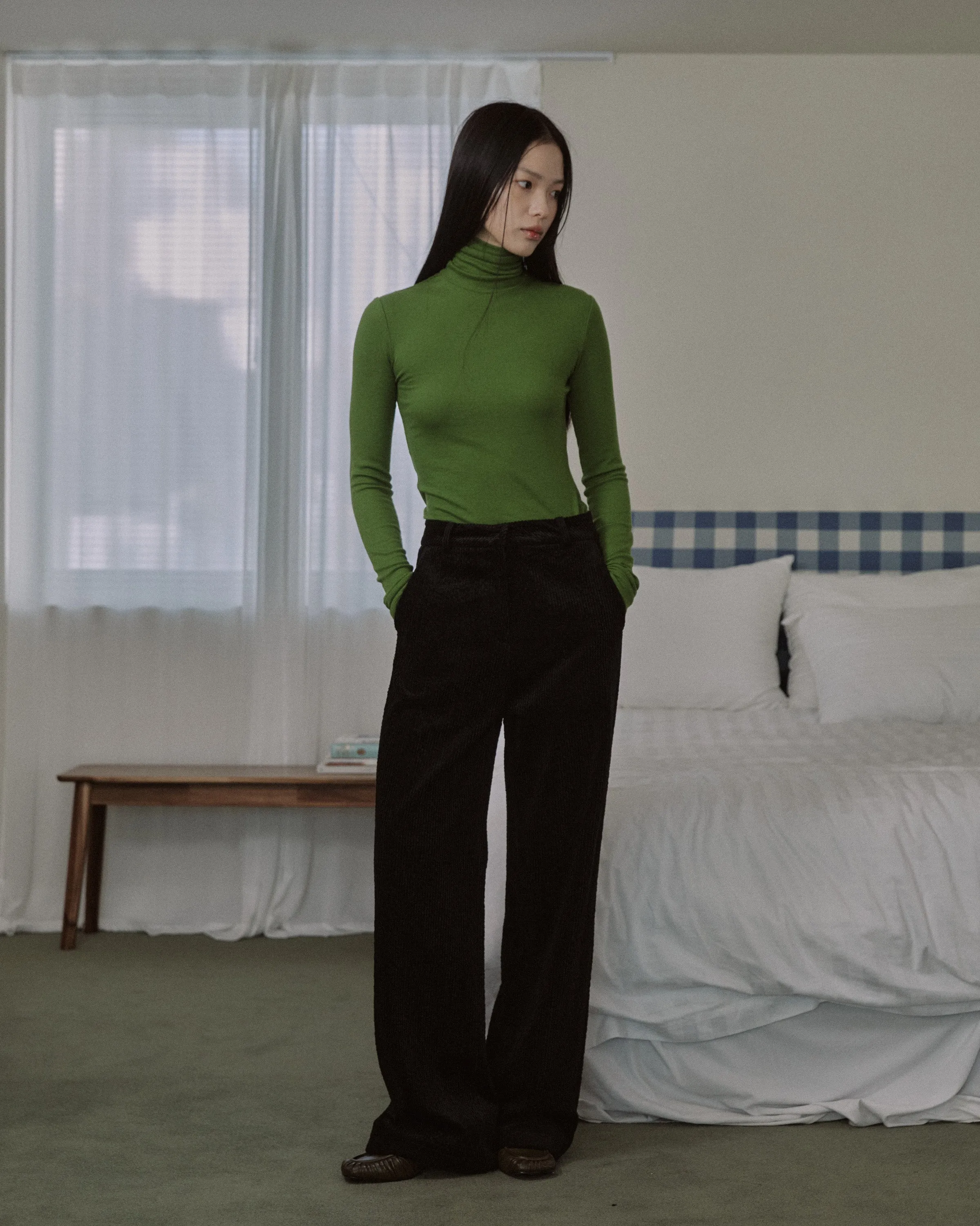 [SAMPLE SALE] RELAXED CORDUROY PANTS_BLACK