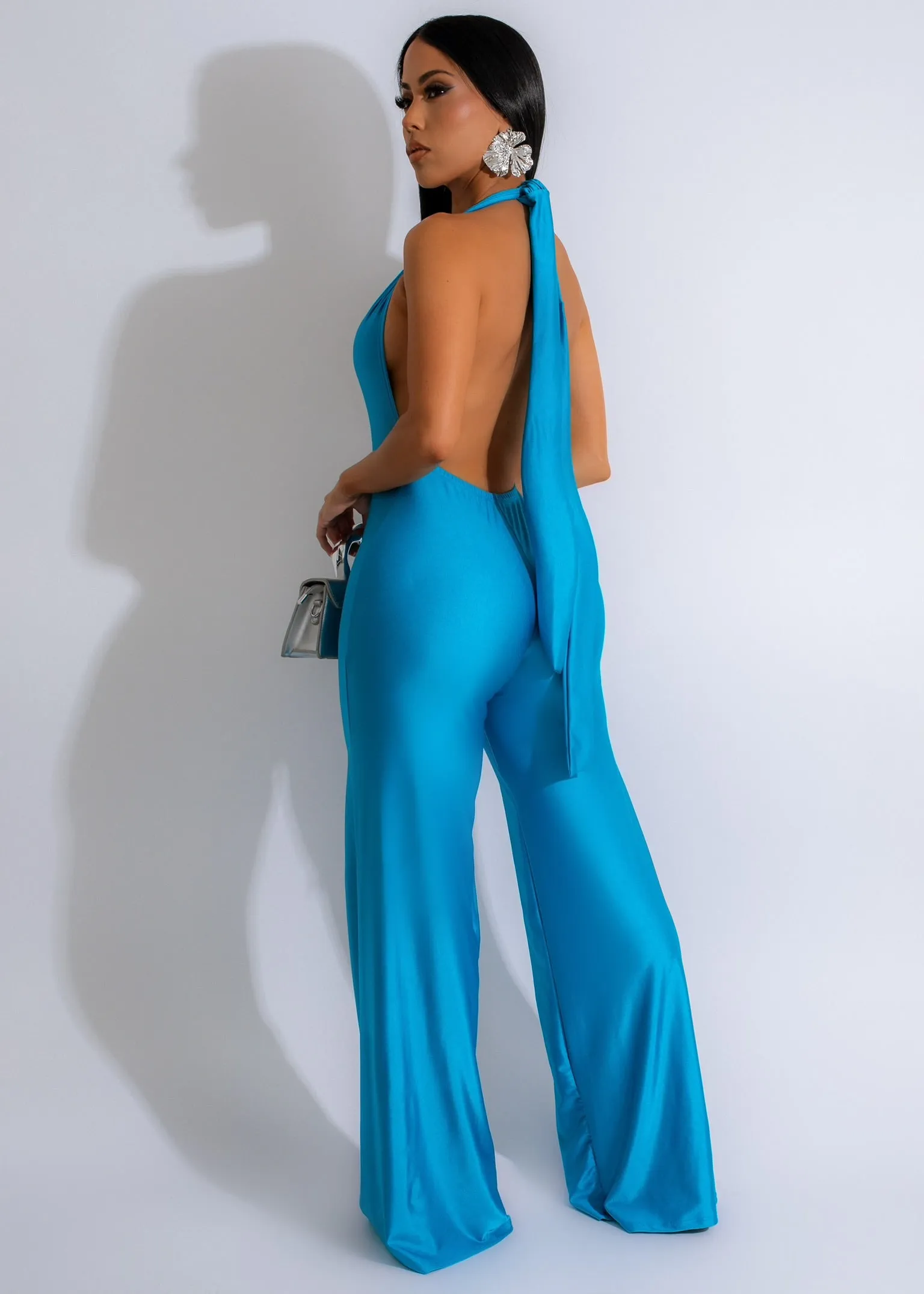 SBJ1999H - HALTER JUMPSUIT