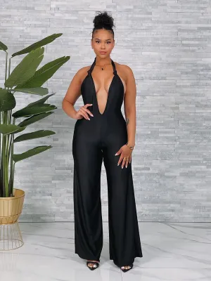 SBJ1999H - HALTER JUMPSUIT