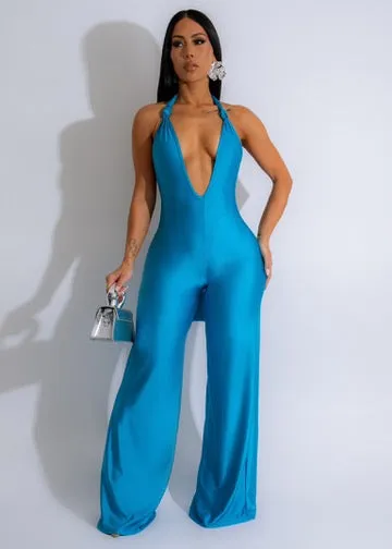 SBJ1999H - HALTER JUMPSUIT
