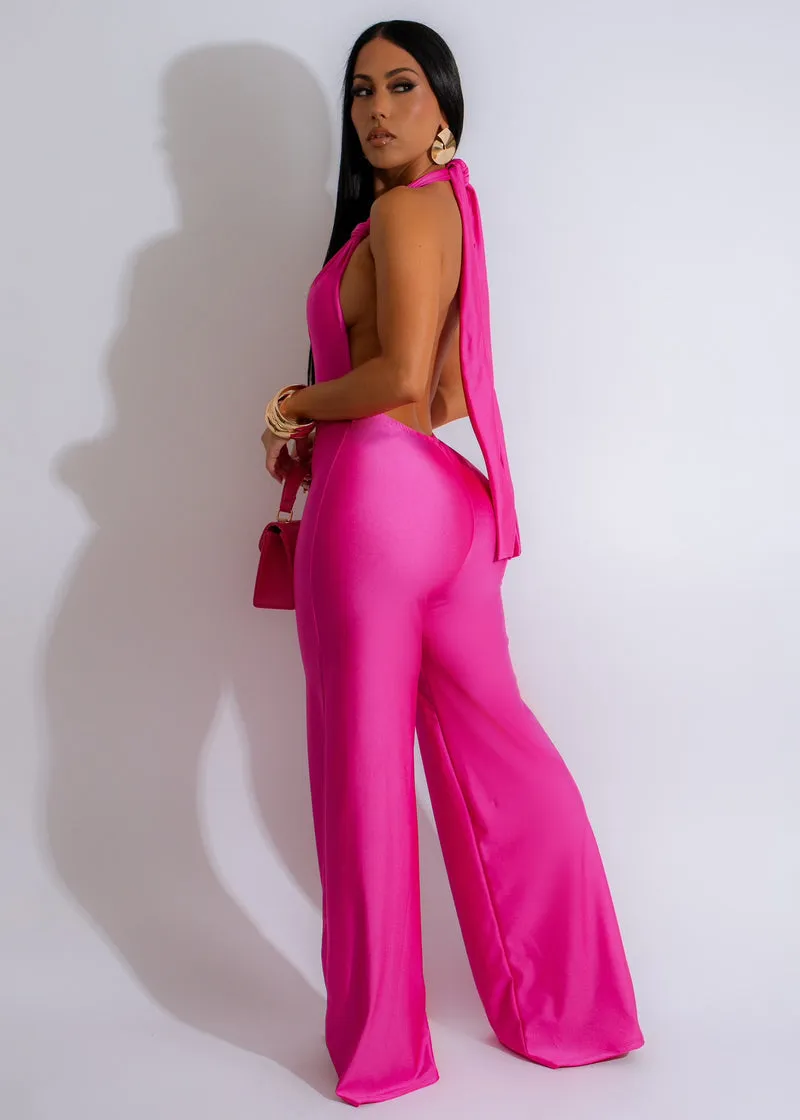 SBJ1999H - HALTER JUMPSUIT