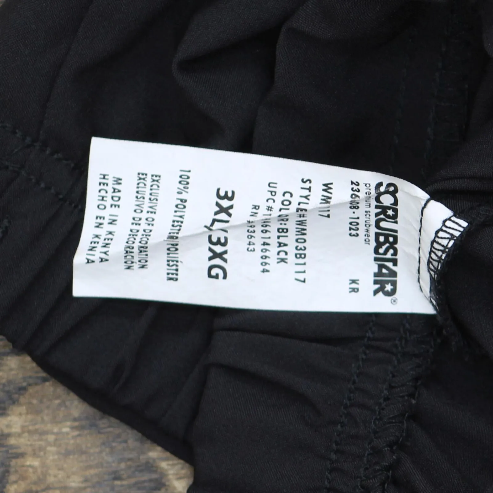 Scrubstar Womens Plus Size Scrub Pants with Drawstring 166fbd9415e7cf Black 3XL