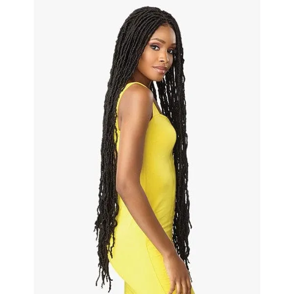 Sensationnel Cloud 9 Synthetic 4x4 Lace Parting Swiss Braid Lace Wig - DISTRESSED LOCS 40″
