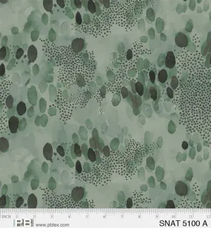 Serene Nature by P & B Textiles TONAL SPOTS/GREEN