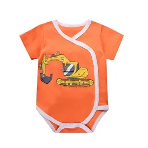 Short Sleeve Cotton Romper