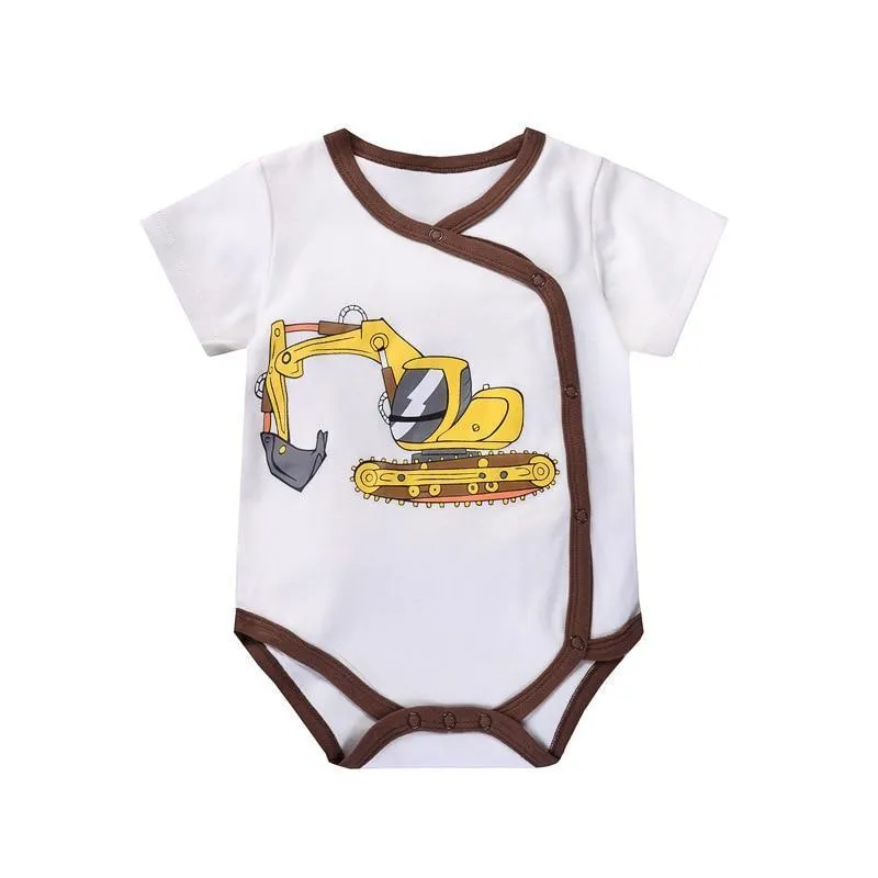 Short Sleeve Cotton Romper