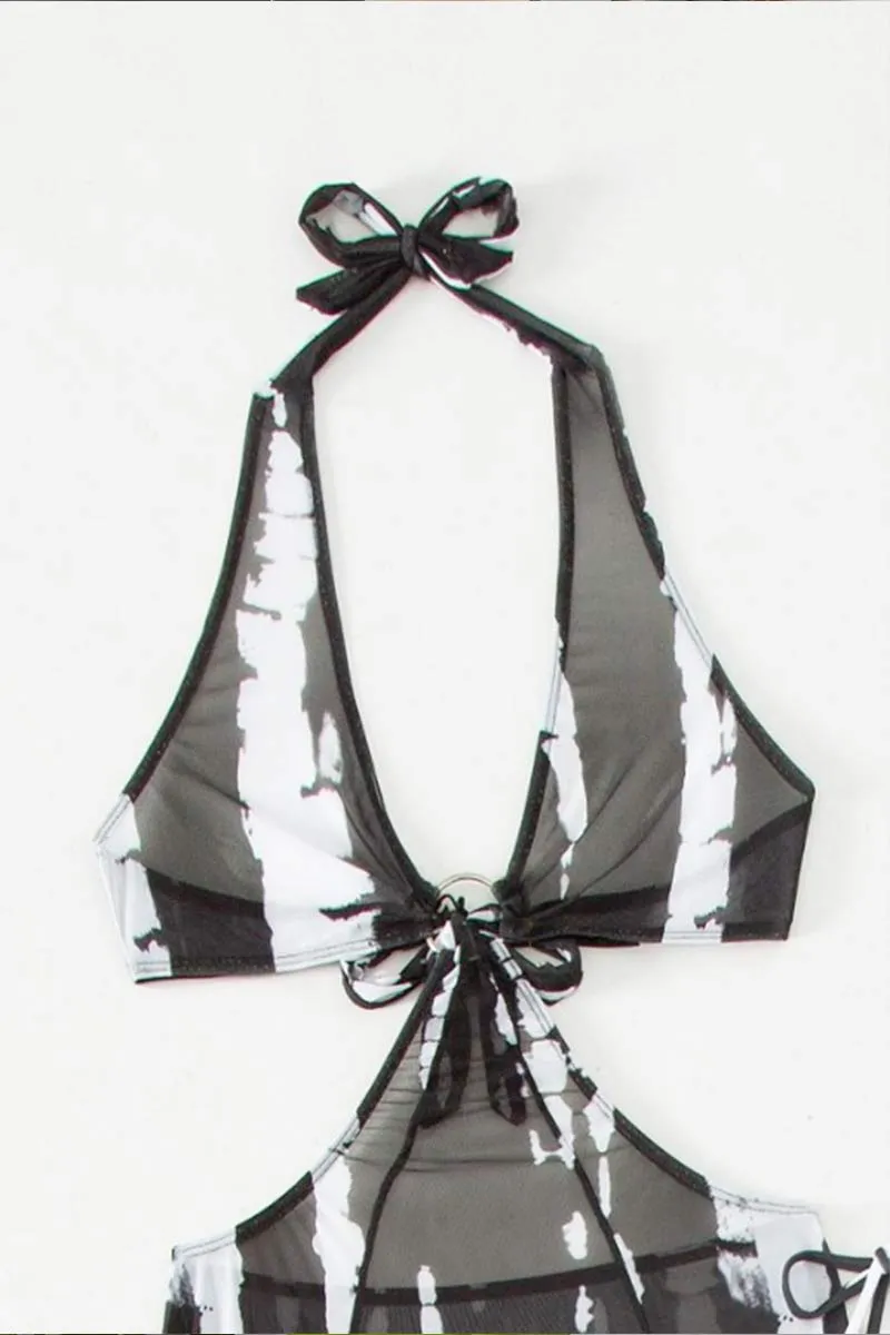 SI604 Bikini Mesh Swimswear Set